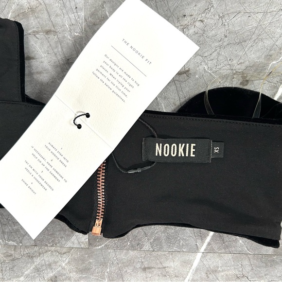 Nookie — Amara Velvet Crop Top – Black – XS — NWT - Picture 6 of 8